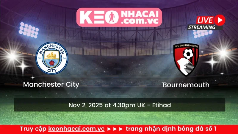 Manchester City vs Bournemouth